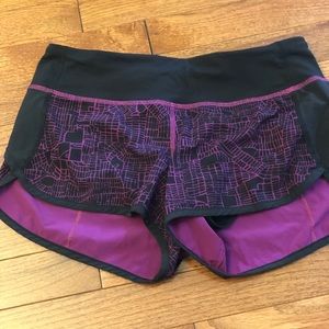 Lululemon run speed shorts